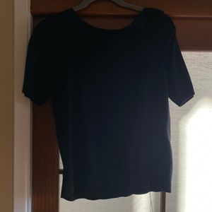 & Other Stories black satin tshirt